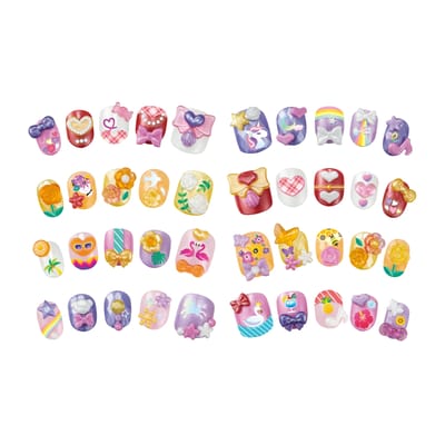 Aquabeads fancy nagel navulling- 40 nagels in 8 kleuren voor kinderen