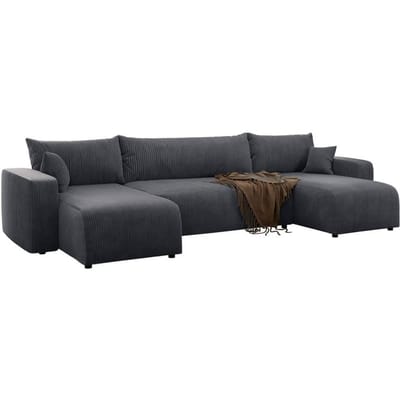 U-slaapbank Rosco ribstof | NADUVI Collection