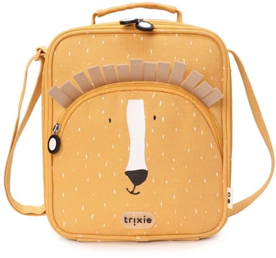 Trixie | Geïsoleerde Lunchtas – Mr. Lion – Gerecycleerd katoen – Houdt eten vers – Met draagriem & naamlabel – Ideaal voor kinderen
