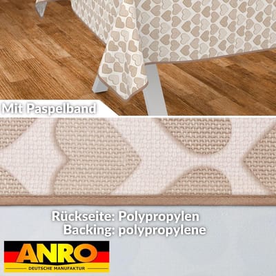 Tafelkleed Afwasbaar - Tafelzeil Tuin - Tafel Beschermen - Waterafstotend - 200x140 cm - Beige