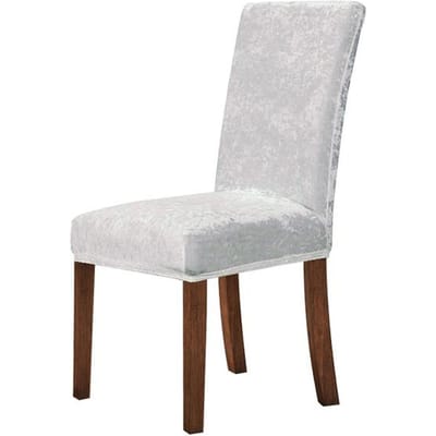 Housse de Chaise en Velours Brillant Housse Universelle Extensible pour Chaise de Salle à Manger Housse de Bureau Chaise pour Cuisine Utilisation à Domicile Fête Salon 1 Piece