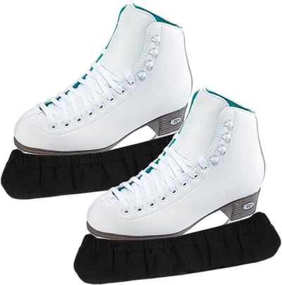 Elastische schaatsbeschermers microvezel - vochtabsorberend - roestwerend - geschikt voor dames heren kinderen - skating accessoires