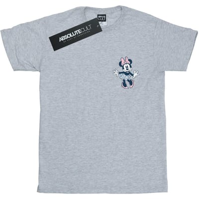 Disney Dames/Dames Minnie Mouse Dansende Borst Katoenen Vriend T-shirt (Sportgrijs)