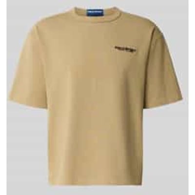 Regular fit t-shirt van puur katoen model '10/1'