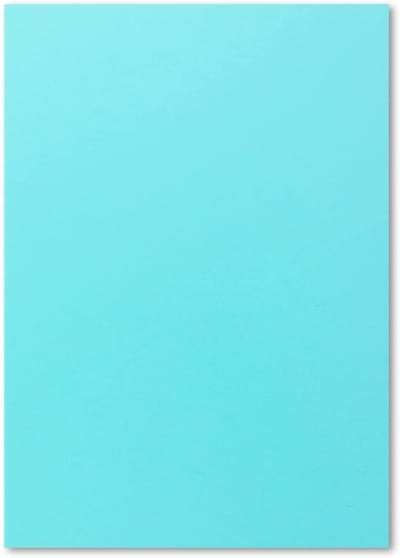 Gekleurd Papier - Briefpapier Knutselpapier - Huis Kantoor - Volledig Door Geverfd - A4 110 g/m² - Turquoise