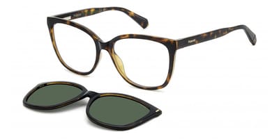 Polaroid PLD 6229/CS HAVANA/ GREEN POLARIZED 55/17/140 Damenbrillen Zonnebrillen