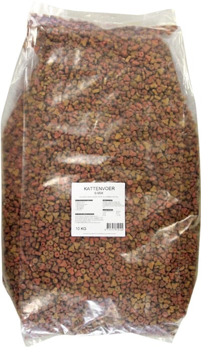 1-2Dry Kattenvoer Droog Adult 6-mix - 10 kg