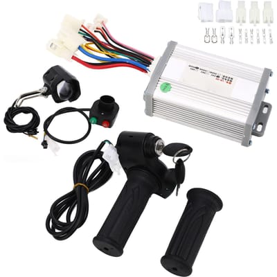 24V 800W Motor Borstel Controller Gashendel Draaigreep met Voorlichtschakelaar Elektrische Fiets