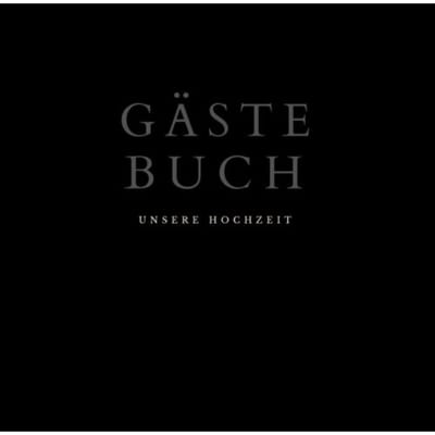 Gästebuch "unsere Hochzeit"- Hochzeitsgästebuch Black Premium Hardcover 78 Seiten - Julia S. Klein
