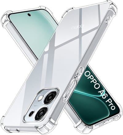 Hoesje geschikt voor Oppo A6 Pro 4G / A6 Pro 5G backcover Shockproof siliconen Transparant