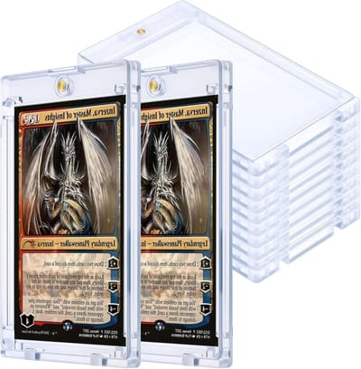 Solidchoice - Set van 10 Magnetische Kaarthouders voor Verzameling