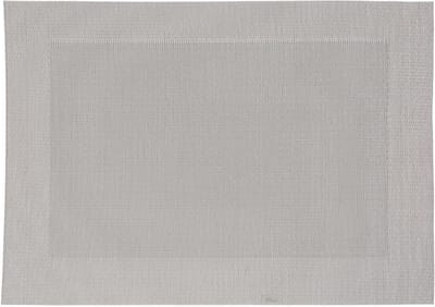 Secret de Gourmet diner placemat Texaline - grijs - 50 x 35 cm - Onderleggers