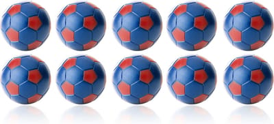 Robertson - Tafelvoetbal Ballen - 35 mm - Blauw / Rood - 10 stuks
