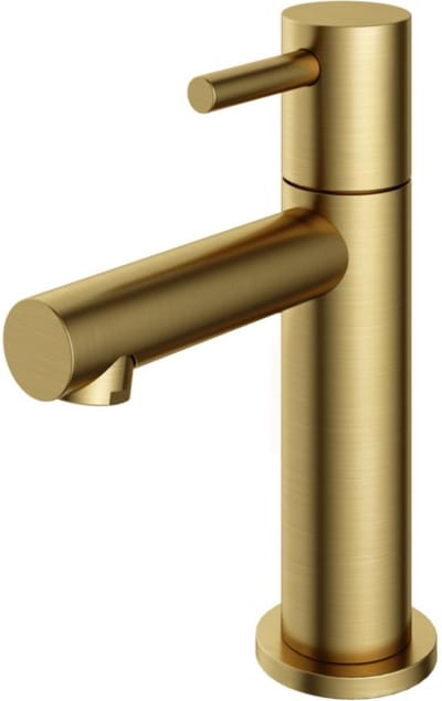 Hotbath Cobber Fonteinkraan - Opbouw - Uitvoering BBP - Geborsteld Messing PVD - Messing - 230 mm - Waterbesparend
