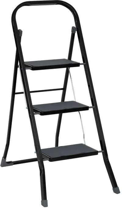 Trapladder, inklapbaar, 3 niveaus, max. 150 kg