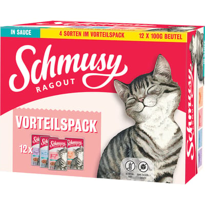 Schmusy - Ragoutzakje 12x100g - Ragout Sauce (4 Pack)