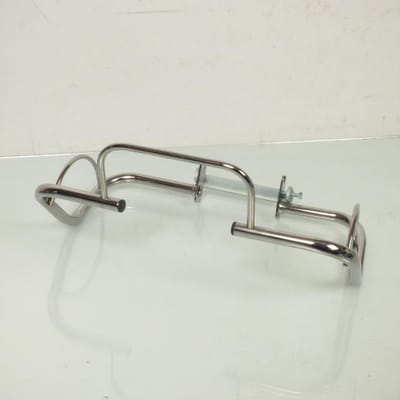 Pare chocs moteur chromé RSM pour Solex 50 S3800 Neuf protection pare chutes
