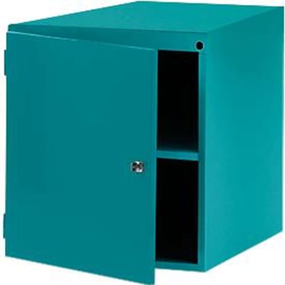 Manuflex onderbouw met schuifladen, voor werkbank Profi diepte 700 mm, waterblauw
