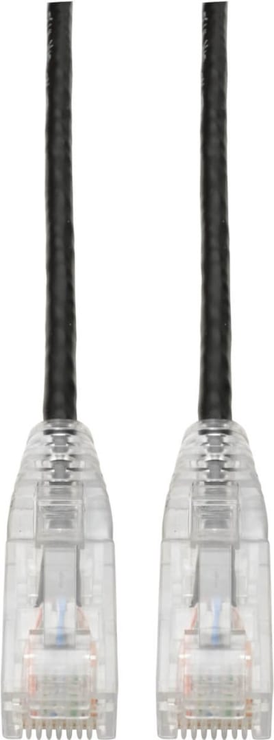 Tripp Lite N201-S02-BK netwerkkabel 0,61 m Cat6 U/UTP (UTP) Zwart