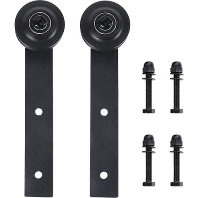 2 stuks Schuifdeur Rail Wiel Katrol Roller voor Barn Deur US Boerderij Hardware Accessoires