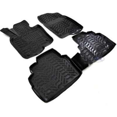 Tapis De Sol En Caoutchouc - J&J AUTOMOTIVE - Mazda CX-5 - 3D - Antidérapant - Sur Mesure noir