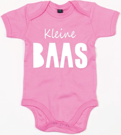 Rompertje KleineBaas-Bubble Gum Pink-12-18 Maanden
