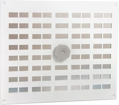 Nedco BV Schuifrooster 300x30mm aluminium wit