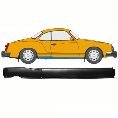 Reparatie dorpel voor Volkswagen Karmann Ghia 1955-1974 / Rechts