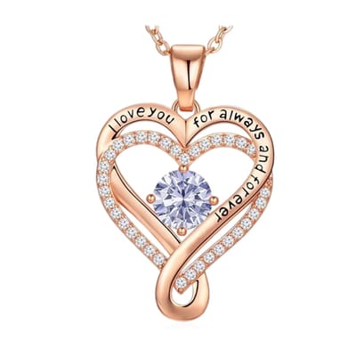 Lumici® Exclusive | Hart In Hart Ketting V3 - Zilveren Hartjes Ketting - S925 Sterling Zilver - Roze CZ Kubieke Zirconia - Valentijn Cadeau - Cadeau Voor Haar - Moederdag Cadeau - Dames Ketting - Liefde - Tijdloos Design