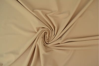 Lycra stof - Beige - 1 meter - Per meter - 155cm breed