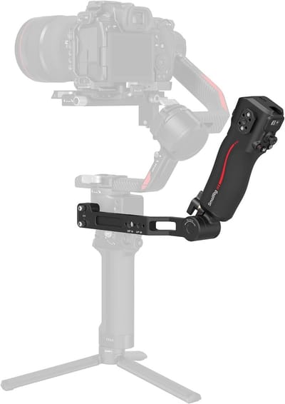 Verstelbare Schouderhandgreep voor Gimbal Stabilizer, Focuscontrole, Joystickbediening en Maximaal 6 kg Draagvermogen