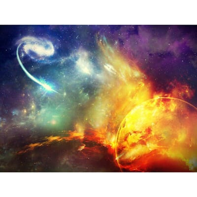 Volledige ronde boor diamant borduurwerk Aurora 5D DIY diamant schilderij kruissteek strass 20X30CM yellow