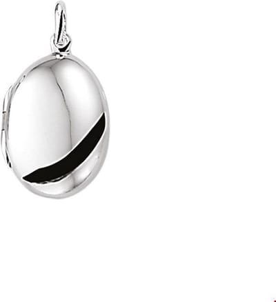 medaillon zilver gerhodineerd
