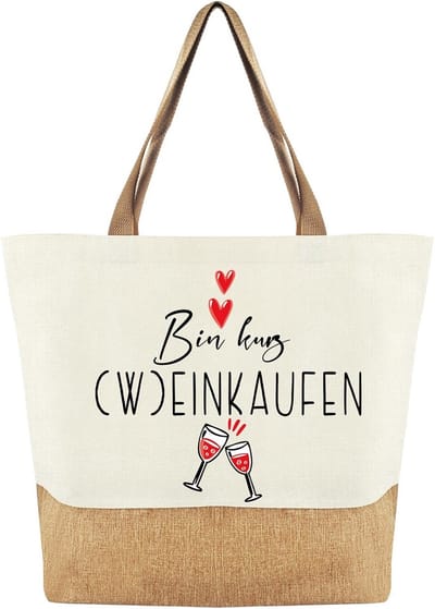 Duurzame Jute Tas voor Dames - Trendy Shopper en Cadeau