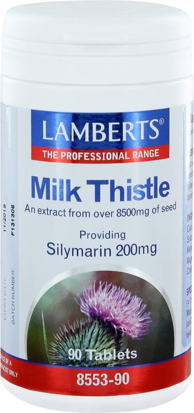 Lamberts Mariadistel 200mg silymarin 90 Tabletten