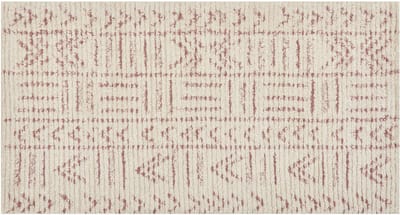 EDIRNE - Laagpolig vloerkleed - Beige - 80 x 150 cm - Katoen