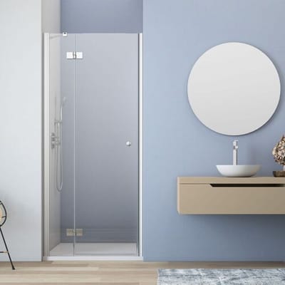 GEO maw flex hinged door with fixed part for niche, 80 cm AN3000800L2360
