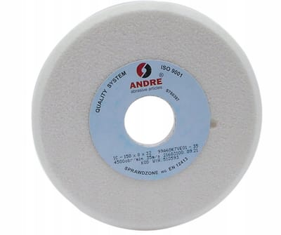 Andre 99A60K Serie - Profilierte Slijpsteen - 150mm x 8mm x 32mm - Witte Elektrokorund - Typ 1C