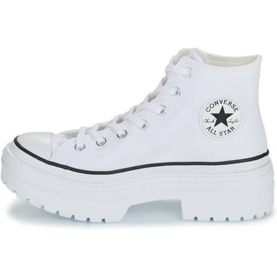 Converse Dames Chuck Taylor All Star Platform Hoge Schoen met Ruw Profiel 'White B 35 white