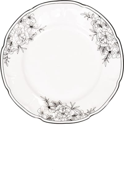 Housevitamin Gebaksbord - Les Fleurs - Newbone China - Ø15cm