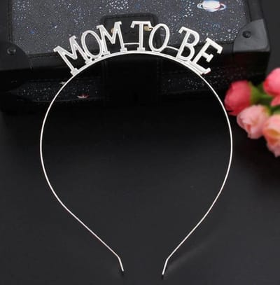 Akyol - Mom to be Tiara - Kroon - Babyshower - Haarsieraad -mummy to be -mummy to be kroon - Haarversiering - Haaraccessoire | Bruid - Bruidsmeid - Bruidsmeisje | Diadeem - Haarband | Feest - Gelegenheid - Bruiloft - Kerst - Gala - Communie -