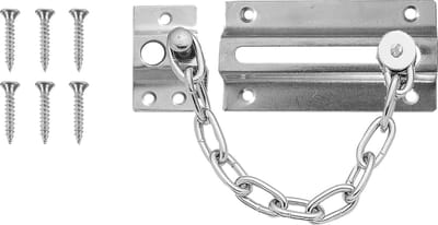 Igoods Deurketting - Ketting Deurbeveiliging - Kettingslot - Inclusief 6 Schroeven - RVS