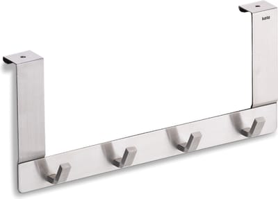 Kledinghaak voor Deur, 4 Haken, Zilver - Kela | Colgar