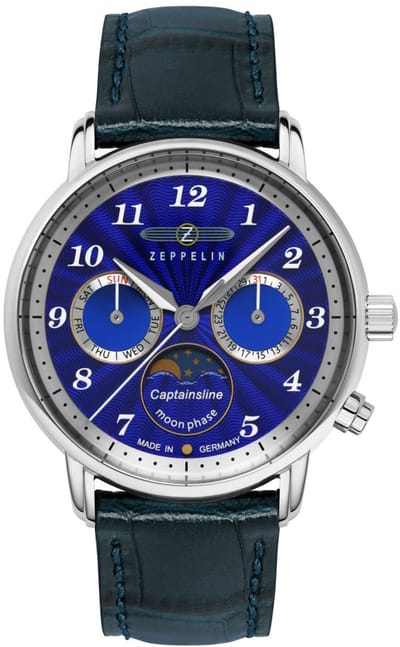 Zeppelin Friedrichshafen 8639-3 Ultramarin Horloge