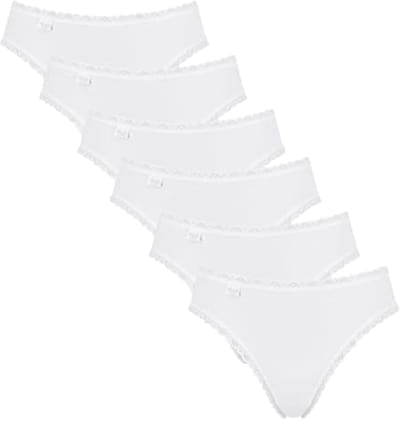 Katoenen Tai Onderbroeken met Kant voor Dames (3-Pack)