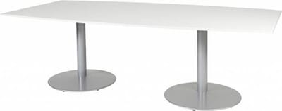 Vergadertafel - Linesto 240x120 tonv. grijs - alu frame