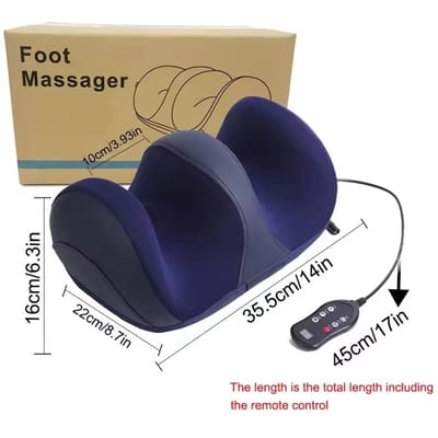 Elektrische Voetmassager met Afstandsbediening Warm Kompres Plantaire Fasciitis Roller Spierontspanning Afslanken Voetmassage Verzorgingstools US Plug