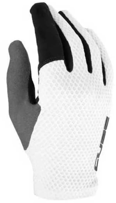 CUBE GLOVES RACE LONG FINGER WHITE