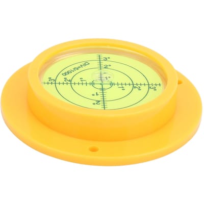 Outil de mesure 90x17mm Niveau à bulle rond avec échelle pour équilibre de plateforme de caméra
