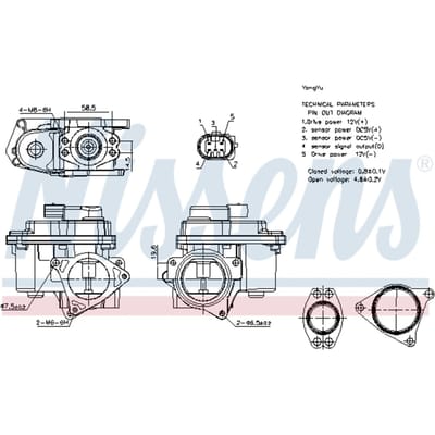 EGR-klep NISSENS 98192